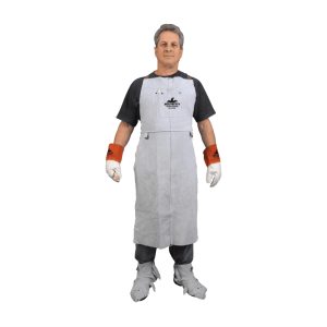 Mandil de Cuero de res cocido con kevlar