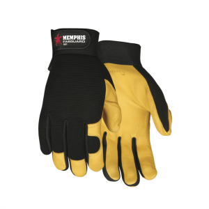 Gte. Multi-task, Piel de venado/Spandex, Amarillo/Negro