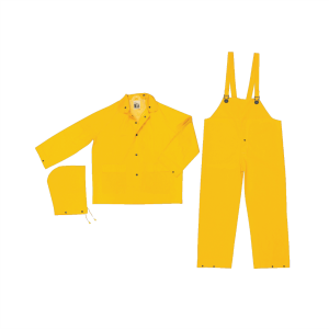 Impermeable Classic PVC/Poli .32mm 3 Pz Amarillo