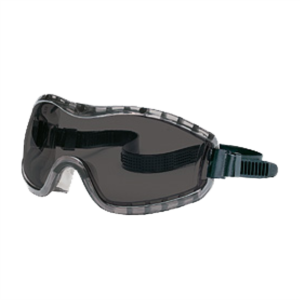 Goggle STRYKER, Lente gris, montura PVC, goma, anti-empaño