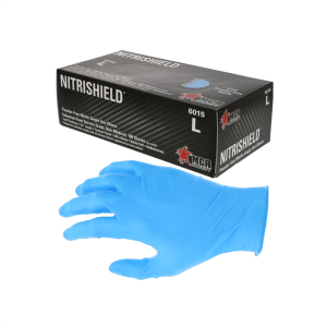Gte NITRISHIELD, nitrilo, 4.5 mil, sin talco, azul