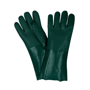 Gte PVC doble, con forro, rugoso, grado industrial, 14