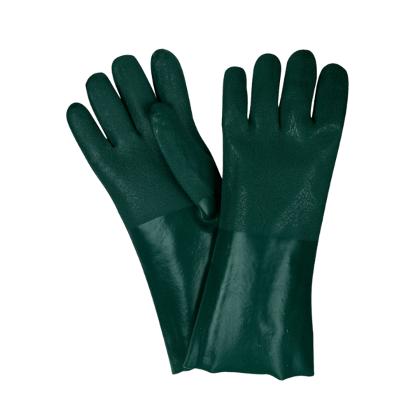 Gte PVC doble, con forro, rugoso, grado industrial, 14