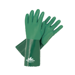 NEOMAX, Guante doble Neopreno verde, 14", Interlock