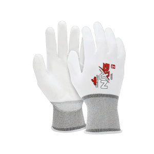 Gte. Nylon con recub PU Blanco