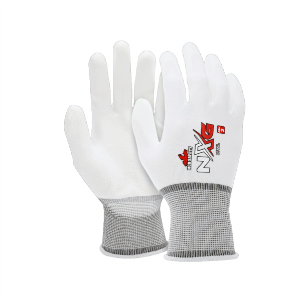 Gte. Nylon con recub PU Blanco