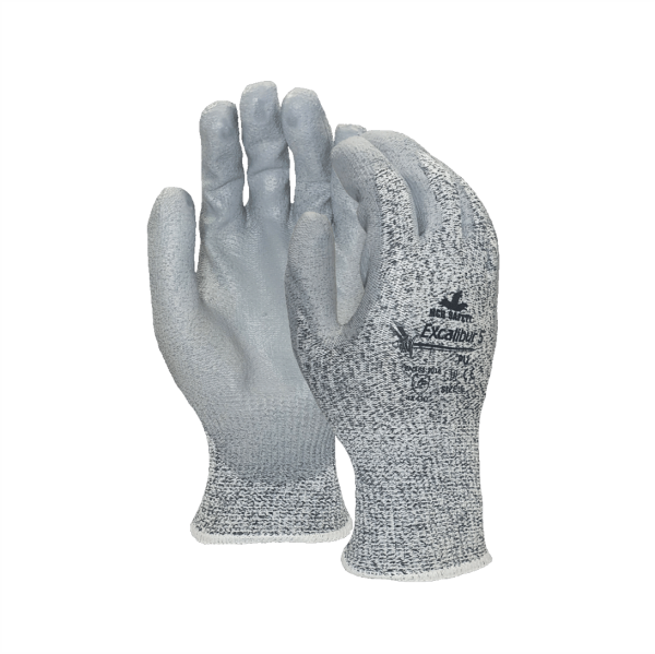 Gte. Excalibur 5 HDPE/Fiv/Ny/Spdx, 13 Ga. Rec. PU gris