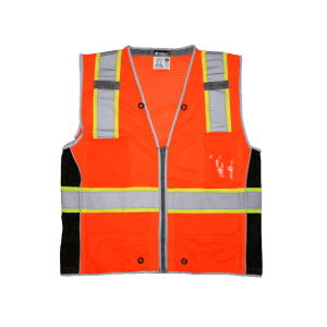 Chaleco LUMINATOR,clase 2,Naranja C/cintas reflectivas, NG