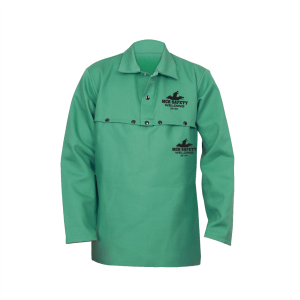 Camisola de algodón retardante a la flama espalda abierta