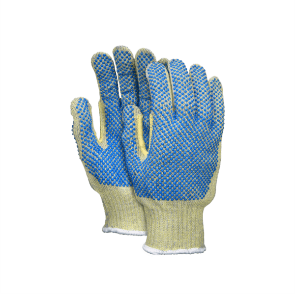 Gte. Kevlar/Acero/Nylon/ algodón/poly gris PVC 2 lados