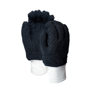 Gte. Terrycloth, Algodó/Poliéster puño de calcetin, negro