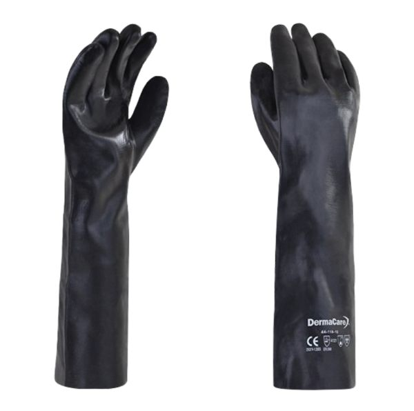 44-118 GUANTE PVC NEGRO 45 CM