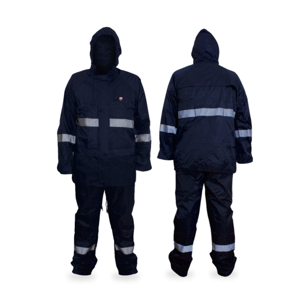 IMPERMEABLE 2PZAS ALTA VISIB AZ