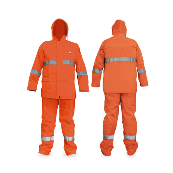IMPERMEABLE 2PZAS ALTA VISIB NJ