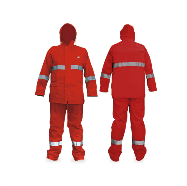 IMPERMEABLE 2PZAS ALTA VISIB RJ