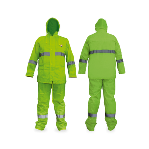 IMPERMEABLE 2PZAS ALTA VISIB VERDE