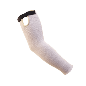 Manga 70/30 algodon/poly 18" nat con velcro