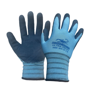 GUANTE ULTRATECH NILON LATEX AZUL