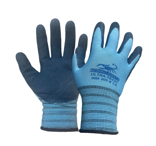 GUANTE ULTRATECH NILON LATEX AZUL